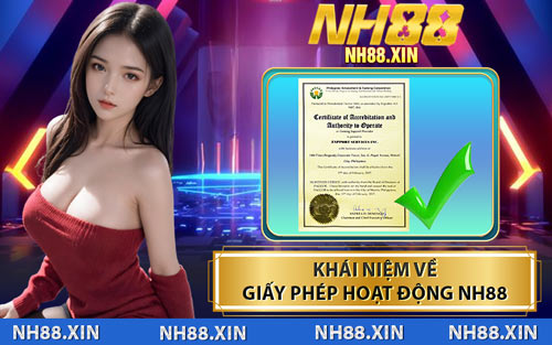Khái Niệm Về Giấy Phép Hoạt Động NH88